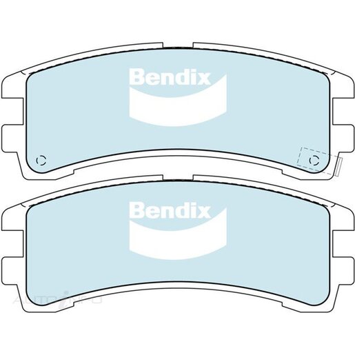 Bendix Rear Brake Pads - DB1175-HD