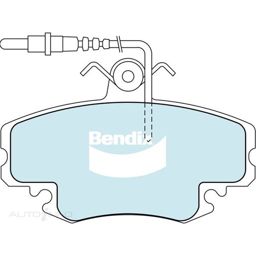 Bendix Front Brake Pads - DB1711-GCT