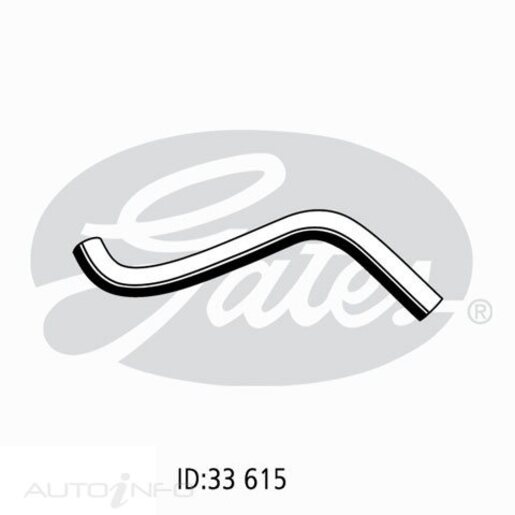 Gates Lower Radiator Hose - 05-1897