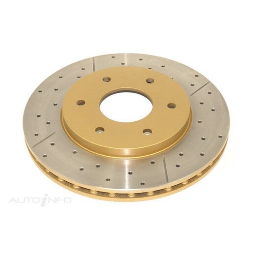 DBA Disc Brake Rotor Street Cross Drilled & Slotted - DBA2306X