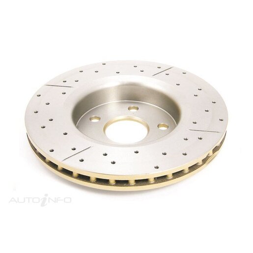 DBA Disc Brake Rotor Street Cross Drilled & Slotted - DBA2530X