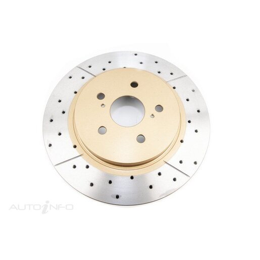 DBA Disc Brake Rotor Street Cross Drilled & Slotted - DBA2702X