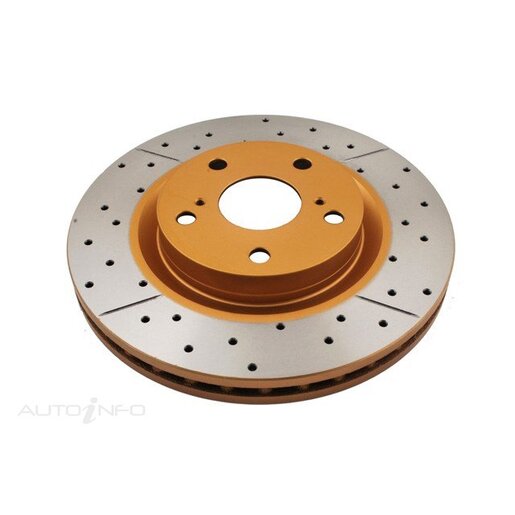 DBA Disc Brake Rotor Street Cross Drilled & Slotted - DBA2709X