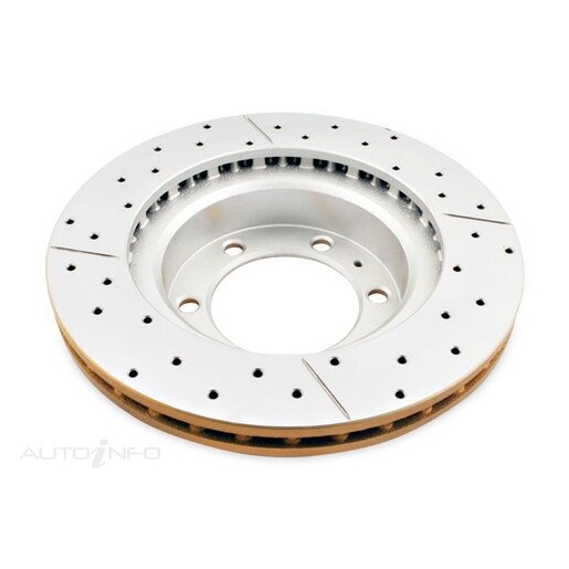 DBA Disc Brake Rotor Street Cross Drilled & Slotted - DBA2716X