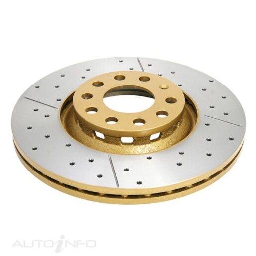 DBA Disc Brake Rotor Street Cross Drilled & Slotted - DBA2800X