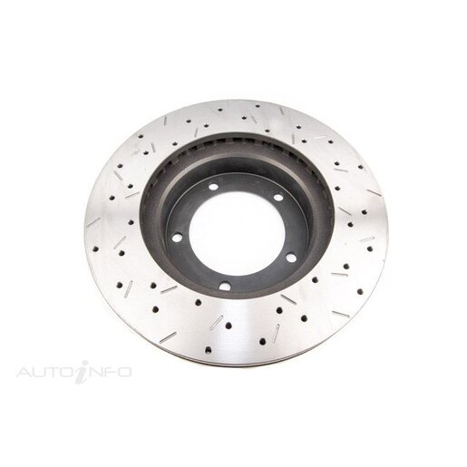 DBA Disc Brake Rotor Street Cross Drilled & Slotted - DBA4790XS