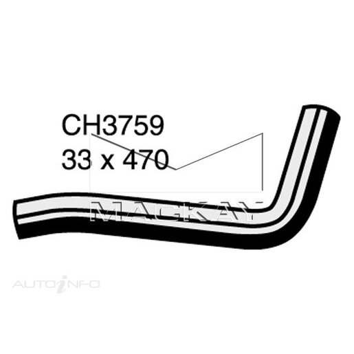 Mackay Radiator Upper Hose - CH3759