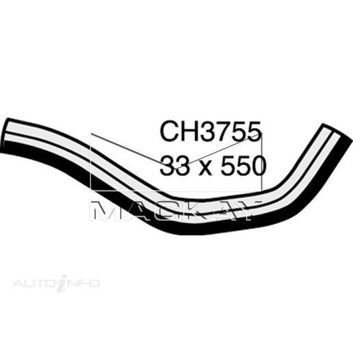 Mackay Radiator Lower Hose - CH3755