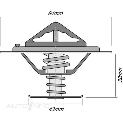 Tridon Thermostat (High Flow) - TT288-195