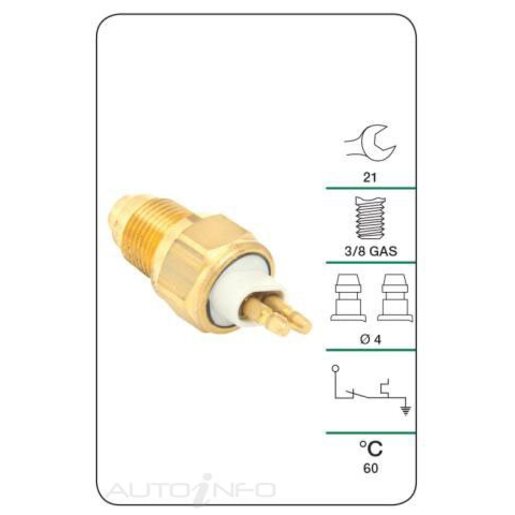 Tridon Engine Coolant Temp Light Switch - TTS503