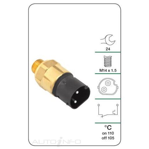 Tridon Engine Coolant Fan Temperature Switch - TFS201