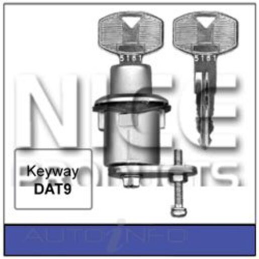 Nice Products Liftgate/Tailgate Lock Barrel - NTL300