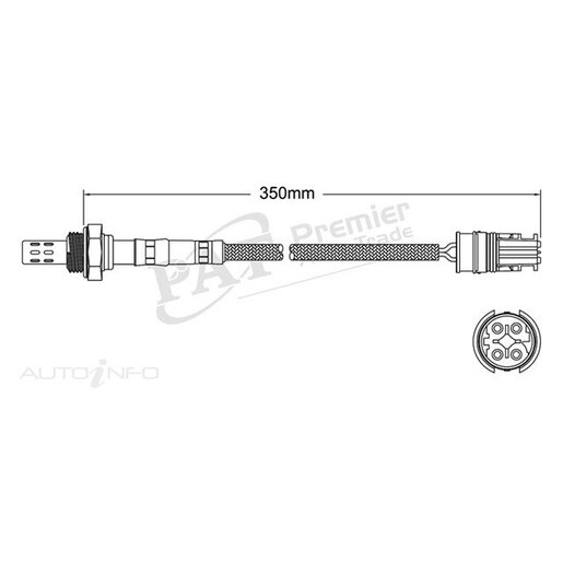 PAT Premium Oxygen/Lambda Sensor Pre-Catalytic Converter/Manifold - EGO-107