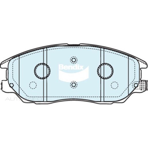 Bendix 4WD Front Brake Pads - DB1684-4WD