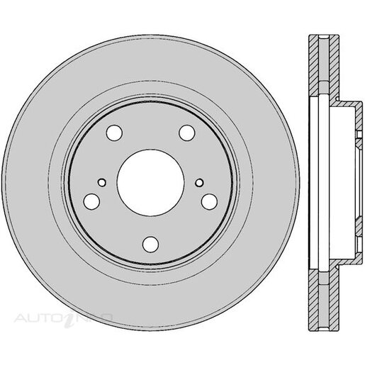 IBS Front Disc Rotor - BR735