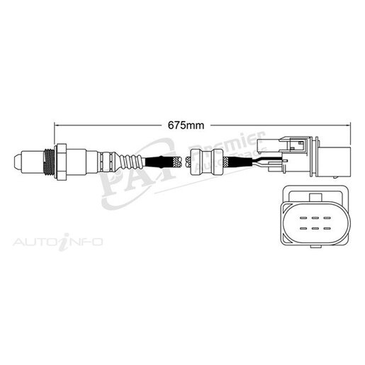 PAT Premium Oxygen/Lambda Sensor Pre-Catalytic Converter/Manifold - EGO-136