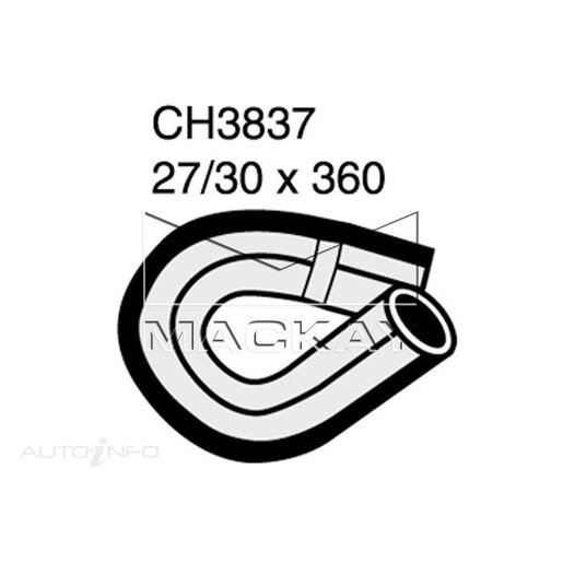 Mackay Radiator Lower Hose - CH3837