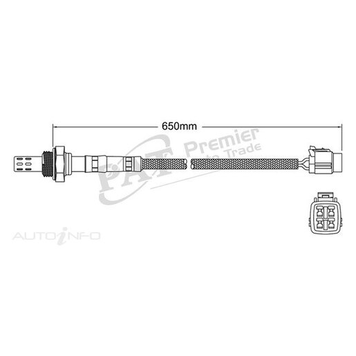 PAT Premium Oxygen/Lambda Sensor Post Catalytic Converter - EGO-511