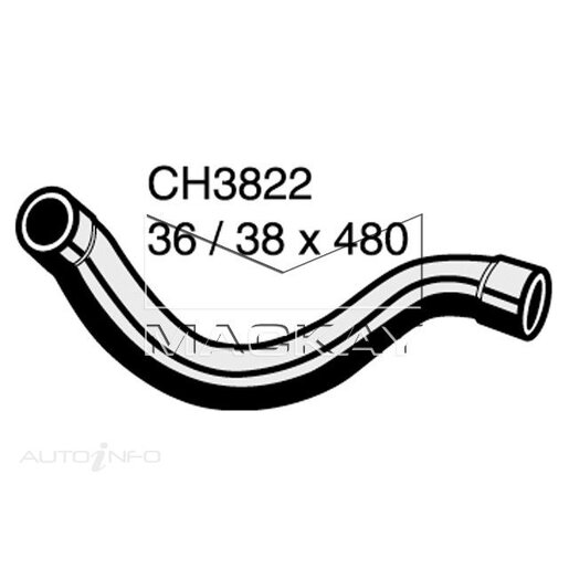 Mackay Radiator Lower Hose - CH3822