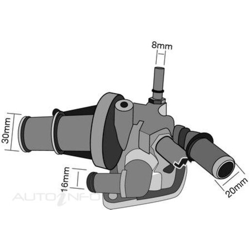 Tridon Thermostat & Housing Assembly - TT1580-190