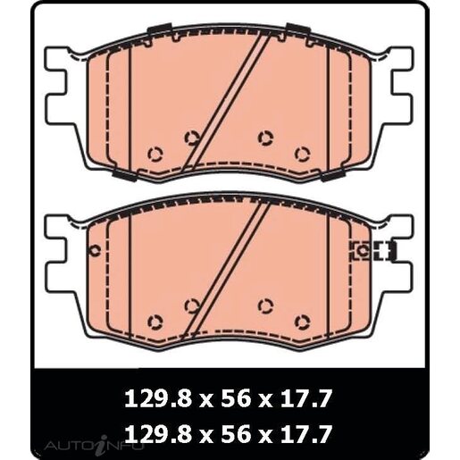 TRW Front Brake Pads - GDB3420