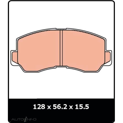 TRW Front Brake Pads - GDB785