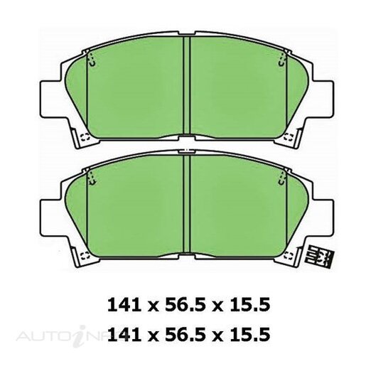 Masterpart Front Brake Pads - DB1352MP