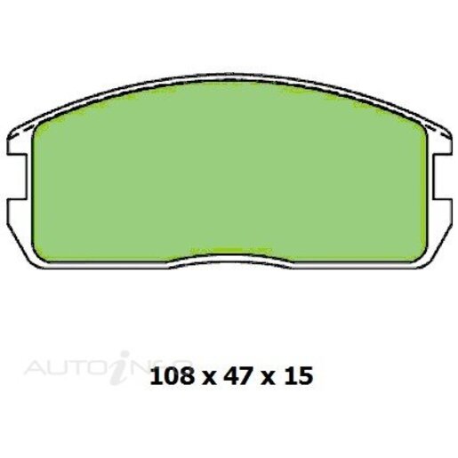 Masterpart Front Brake Pads - DB357MP