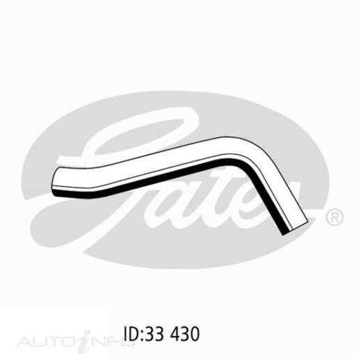 Gates Upper Radiator Hose - 05-1980