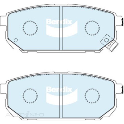 Bendix 4WD Rear Brake Pads - DB1816-4WD