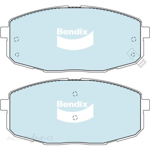 Bendix Ceramic Front Brake Pads - DB1754-GCT