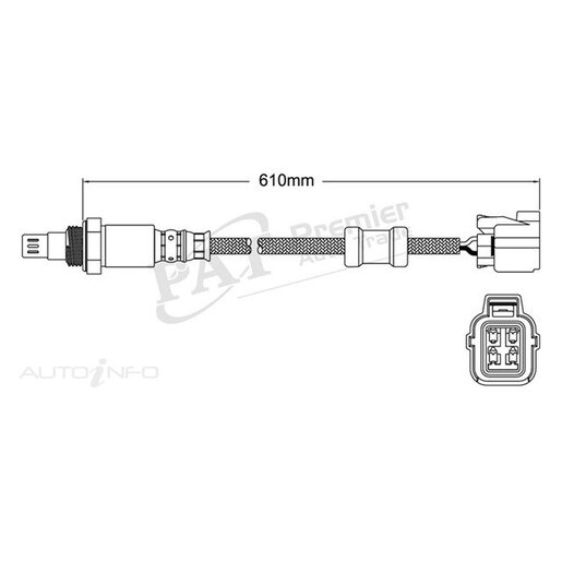 PAT Premium Oxygen/Lambda Sensor Pre-Catalytic Converter/Manifold - EGO-334