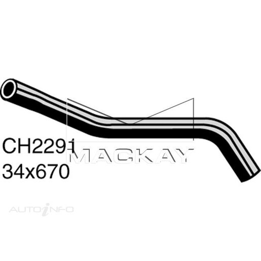 Mackay Radiator Upper Hose - CH2291