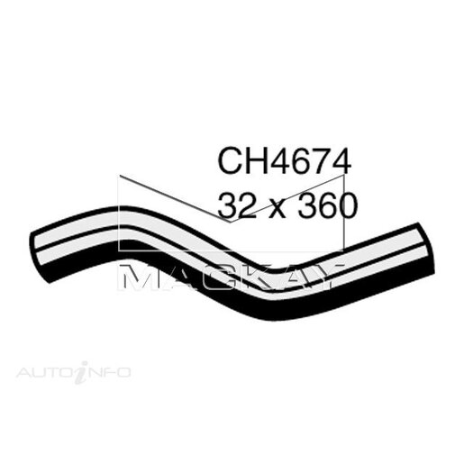 Mackay Radiator Upper Hose - CH4674