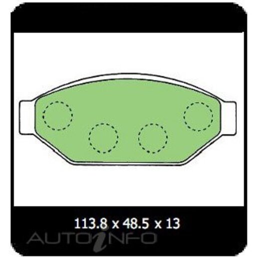 Protex Disc Pad - DB3106P