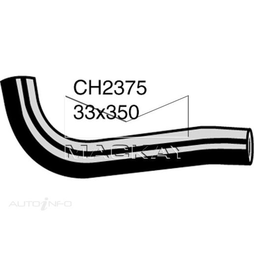 Mackay Radiator Lower Hose - CH2375