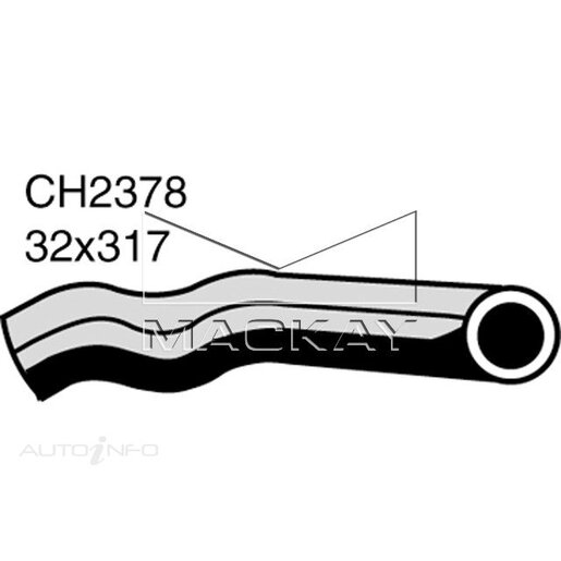 Mackay Radiator Lower Hose - CH2378