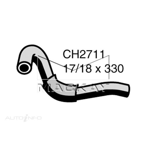 Mackay Heater Hose - CH2711