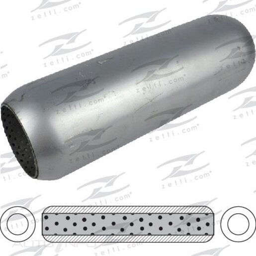 HOTDOG - 100MM 4 ROUND 375MM 15 LONG 75MM 3 CENTER CENTER PERFORATED WITHOUT SPIGOTS MILD STEEL