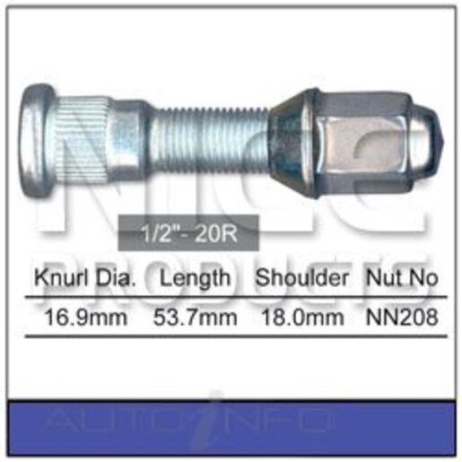 Nice Products Wheel Stud & Nut Set - NS299