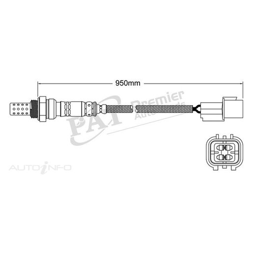 PAT Premium Oxygen/Lambda Sensor Pre-Catalytic Converter/Manifold - EGO-533