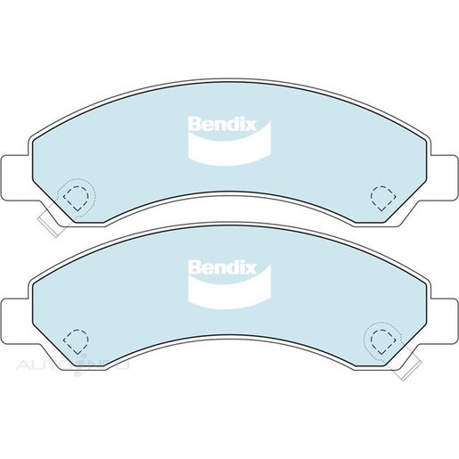 Bendix 4WD Front Brake Pads - DB2061-4WD