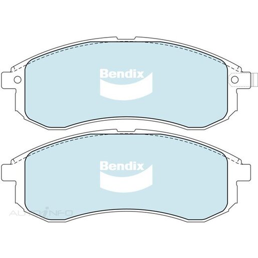 Bendix 4WD Front Brake Pads - DB1738-4WD