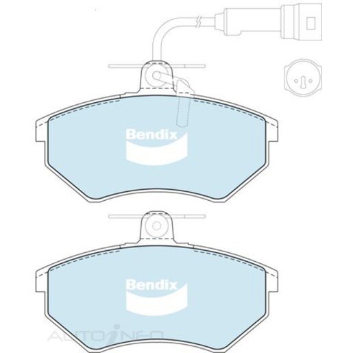 Bendix Ceramic Front Brake Pads - DB2069-GCT