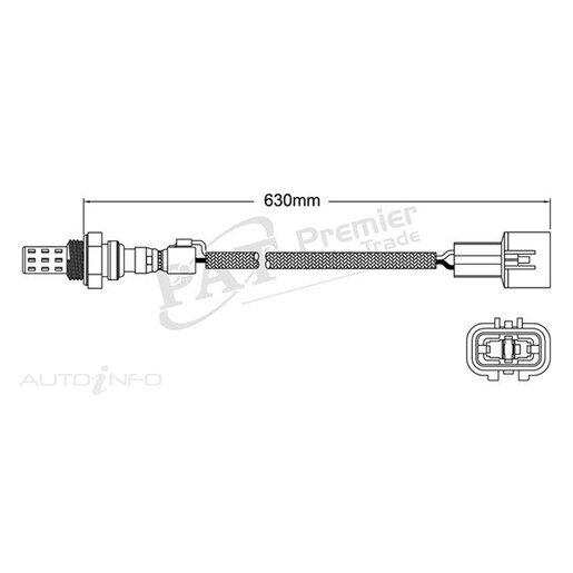 PAT Premium Oxygen/Lambda Sensor Pre-Catalytic Converter/Manifold - EGO-337