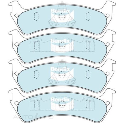 Bendix Rear Brake Pads - 7545A-4WD