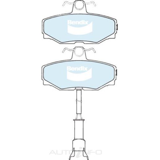 Bendix Rear Brake Pads - DB1226-GCT