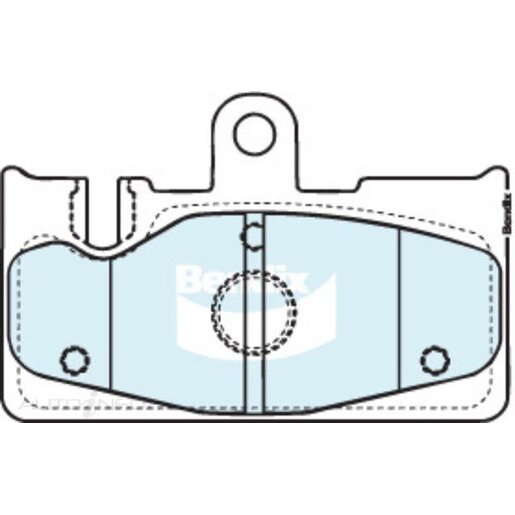 Bendix Rear Brake Pads - DB1497-GCT