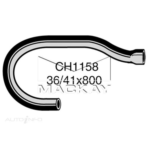 Mackay Radiator Upper Hose - CH1158