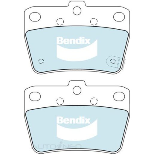 Bendix 4WD Rear Brake Pads - DB1680-4WD